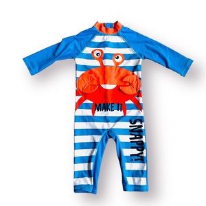 M&Co Crab 🦀 Rashguard Size 2-3 Years
